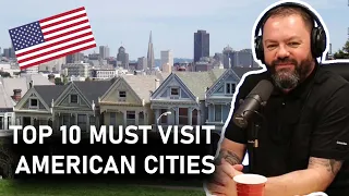 Top 10 Must Visit American Cities REACTION | OFFICE BLOKES REACT!!