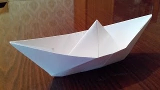 Как сделать кораблик оригами ⛵️ origami boat