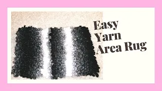 Easy and Cozy DIY Yarn Area Rug