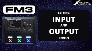 FM3 Tutorial: Setting Input and Output Levels