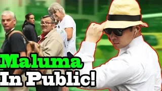 MALUMA - "El Prestamo" - SINGING IN PUBLIC!!