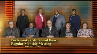 PPS School Board Meeting, January 23, 2020