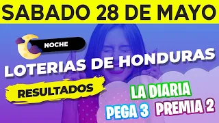 Sorteo 9PM Loto Honduras, La Diaria, Pega 3, Premia 2, Sábado 28 de Mayo del 2022 | Ganador 😱🤑💰💵