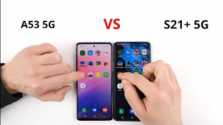Samsung A53 vs S21+ SPEED TEST
