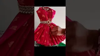 Varamahalakshmi Saree Draping With One Blouse Piece | #Varamahalakshmi | Kalasam Decoration