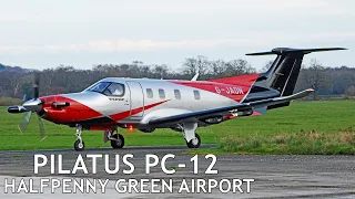 Pilatus PC-12 NGX - Start up, takeoff and landing