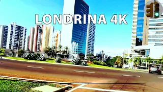 #14 LONDRINA 4K v5 Driving Sunday in the Center of Londrina Parana BRAZIL UHD Driving Downtown