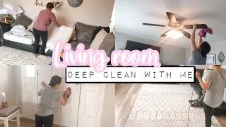 NEW!! SPRING CLEANING MY LIVING ROOM 2020 | EXTREME CLEANING MOTIVATION