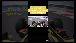 "I have the phone in my cockpit," Robert Kubica says - F1 Sports #Shorts