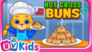 Hot Cross Buns Song By RV AppStudios | Nursery Rhymes & Kids Songs for Children