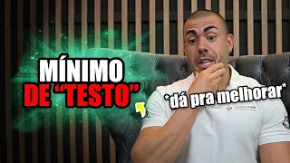 Qual o valor mínimo de testosterona aceitável?