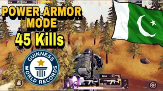 45 Kills In Pubg Mobile | world record in Power Armor Mode | Duo vs Squad | 33 solo kills | Memes++.