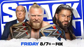 WWE Smackdown LIVE January 7, 2022  Brock Lesnar and Roman Reigns Face-to-Face Full Match Highlights