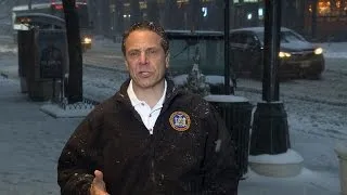 New York Gov. Cuomo gives update on winter storm