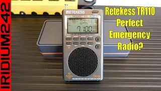 Perfect Emergency Radio: Retekess TR110 Portable SSB Shortwave