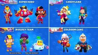 EVERY TRIO in Brawl Stars | Mystery at the Hub Update