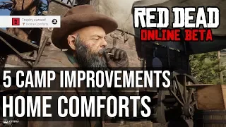 Home Comforts Trophy (Purchase 5 Camp Improvements) - Red Dead Online - Red Dead Redemption 2