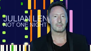 Julian Lennon - NOT ONE NIGHT (PRO MIDI FILE REMAKE) - "In the style of"