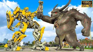 Transformers Rescue Bots - Bumblebee vs Buffalo Monters Final Fight | VFX COMOSIX [HD]