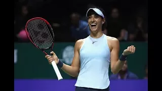 2017 WTA Finals Round Robin | Caroline Wozniacki vs. Caroline Garcia | WTA Highlights