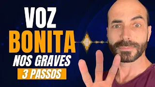 Voz BONITA nos GRAVES agora. (3 Exercícios) | Voz em Construção