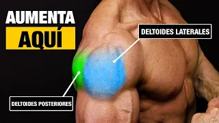 Ejercicio para Hombros | Obtén Hombros Grandes ¡DELTOIDES LATERAL Y POSTERIOR!