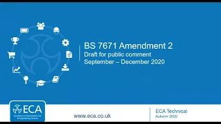 WEBINAR | 18th Edition Amendment 2:  What could change?