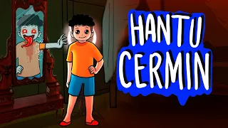 #bukanmaen 😎 HANTU DI DALAM CERMIN - MENGERIKAN 😱#hantu #hororkomedi #trending #penampakan