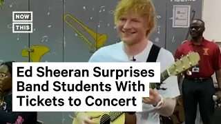 Ed Sheeran Surprises High School Band Class