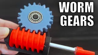 This is why worm gears are so cool...