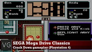 SEGA Mega Drive Classics (PS4) - Crack Down gameplay. No commentary.