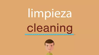 Cómo se dice limpieza en inglés