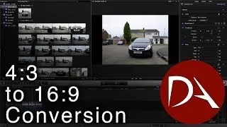 #FCPX Tutorial - Convert 4:3 to 16:9 | SD to HD