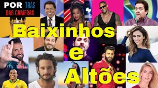 ALTURA DOS FAMOSOS BRASILEIROS...TEM GIGANTE E TEM BAIXINHO !!!