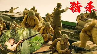 Our army ambushed the Japanese ship,Japanese army suffered heavy casualties and fled in panic!