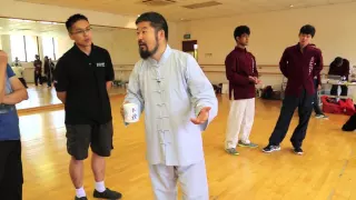 Push Hands while maintaining "Don't Move". 不动中推手 新加坡13