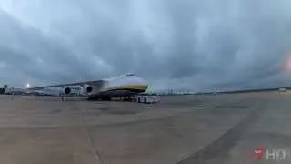 Antonov An-124 Pushback Timelapse