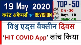 19 May  Current affairs 2021 | Current Affairs today , current affairs in hindi ,march current gk