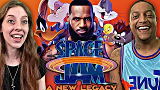 SPACE JAM: A New Legacy | MOVIE REACTION | Her First Time Watching | TUNESQUAD VS GOON SQUAD | LBJ🤯