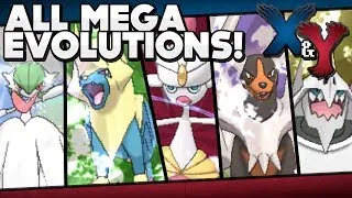 Pokémon X and Y - All Mega Evolutions w/ Stats and Locations!