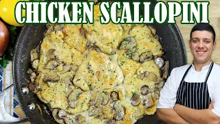 Chicken Scallopini | Easy Italian Chicken Recipe for Dinner by Lounging with Lenny