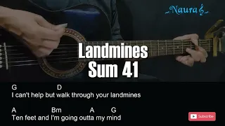 Sum 41 - Landmines Guitar Chords Lyrics