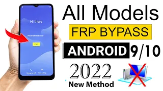 All Mobile Phone ANDROID 9/10 FRP UNLOCK (without pc) 2022