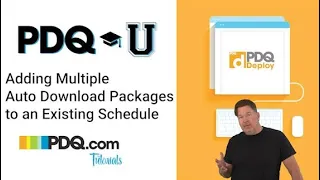 Adding Multiple Auto Download Packages to an Existing Schedule