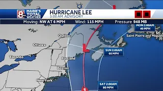 Hurricane Lee: Latest track toward Maine with impacts