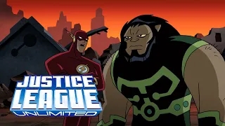 Mr  Miracle, Big Bard and Flash rescue Oberon in Apokolips | Justice League Unlimited