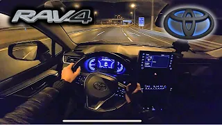 2022 TOYOTA RAV 4 Hybrid AWD Night drive | (4K) POV TEST Drive!!!