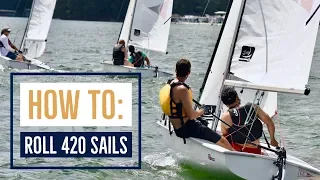 UGA Sailing: How to Roll 420 Sails