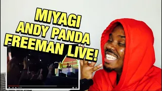 FIRST TIME WATCHING Miyagi & Andy Panda - Freeman ( LIVE )