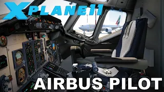 REAL AIRBUS PILOT | MD82 | X-Plane 11 | Full Flight | Rome - Sicily
